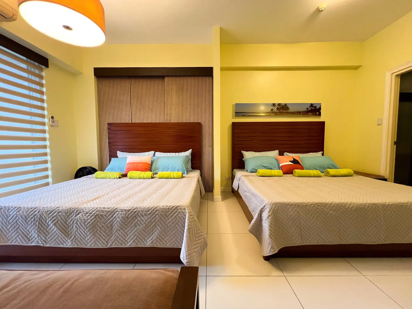 The Family Suite's wide living space.