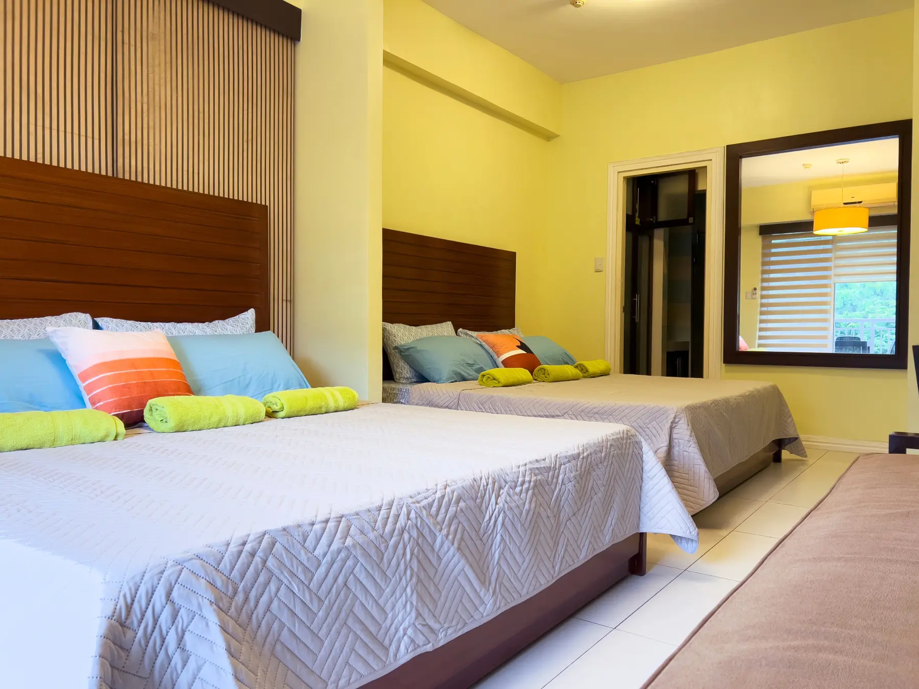 One of two king bedrooms in the Family Suite.